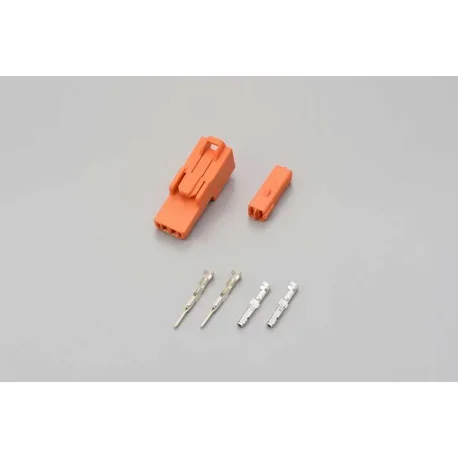 2-PIN SOCKET SET ORANGE TURN SIGNALS HONDA