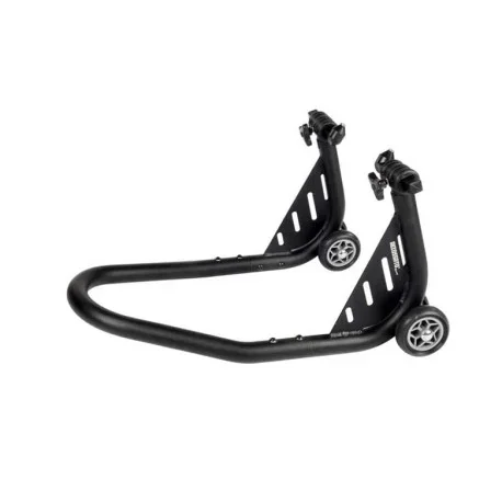 Accossato front stand, disassembled, made of aluminum, manufactured in Italy