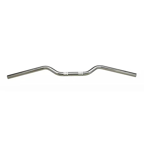 Accossato steel handlebar, diameter 22 mm, chrome