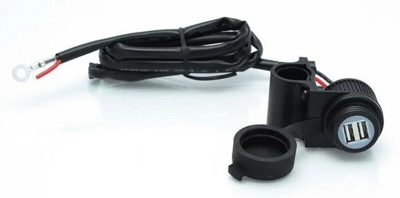 Adaptateur allume cigare Bihr Prise USB avec fixation guidon 12V Ref : BI00031A / 1064332