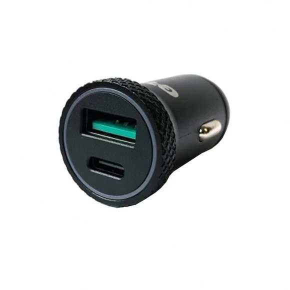Adaptateur allume cigare Tecno globe USB ET USB-C Universel – Noir Ref : CTR-ADAP.USB.USBC
