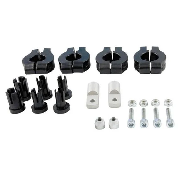 Adaptateur Protège-main R-tech kit montage plastique pour guidon Universel – Noir Ref : RTH0603 / RKITMOUNT014