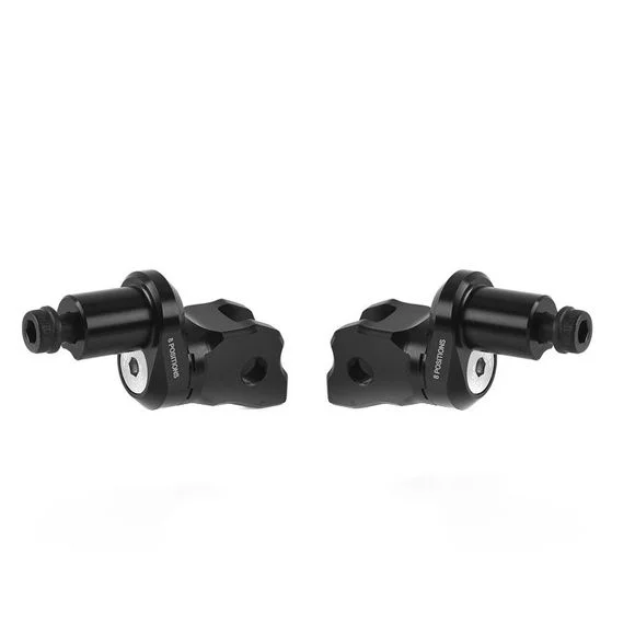 Adaptateur repose pied Rizoma Pilote pour repose-pieds Pro, B-pro et street – Noir Ref : RZ0721 / PE856B