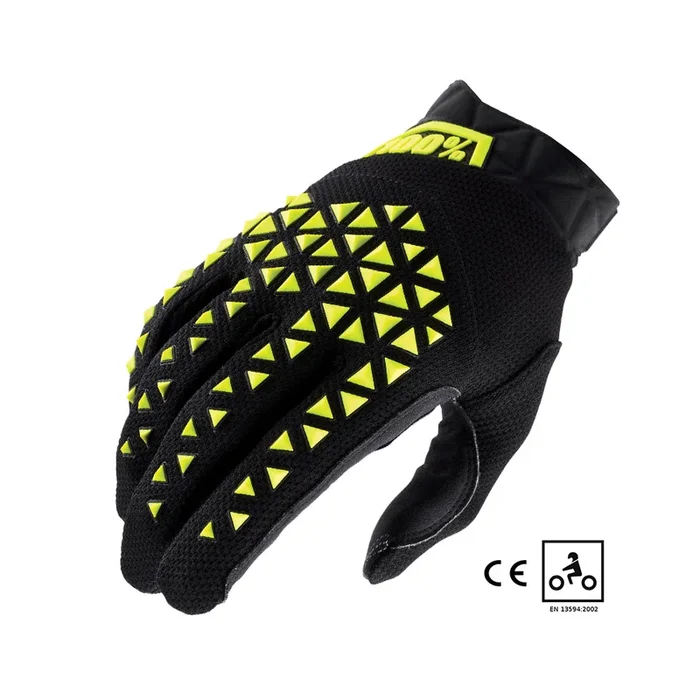 Airmatic Gants Cross certifié CE noir/fluo