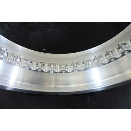 ALUMINUM DIAMOND CIRCLE OPTION WITH PROTECTIVE VARNISH