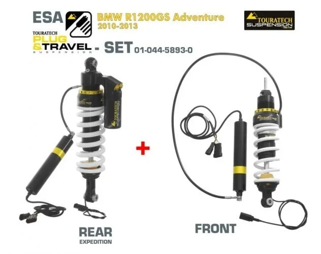 Amortisseur Plug & Travel ESA Expedition Set pour BMW R 1200 GS Adventure (&rsquo;10-&rsquo;13)