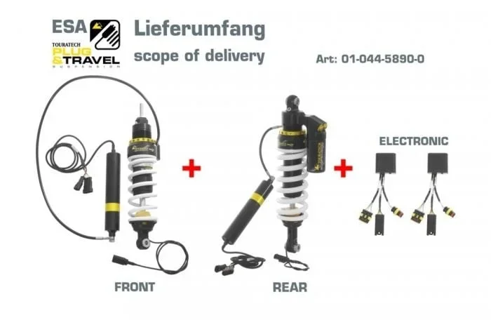 Amortisseur Plug & Travel ESA Expedition Set pour BMW R 1200 GS Model (’07-’10)