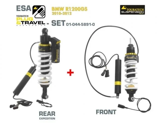Amortisseur Plug & Travel ESA Expedition Set pour BMW R 1200 GS Model (’10-’12)