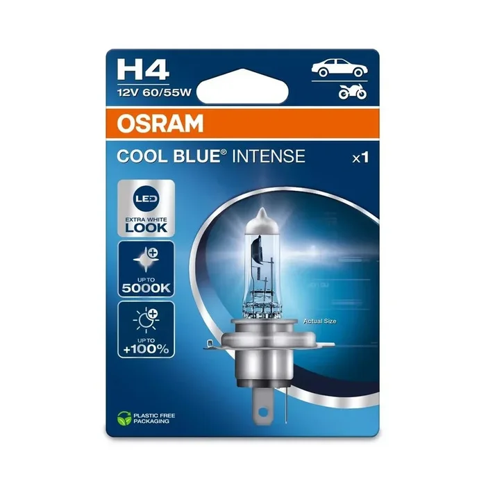 Ampoule OSRAM Cool Blue Intense H4 12V/60/55W – X1