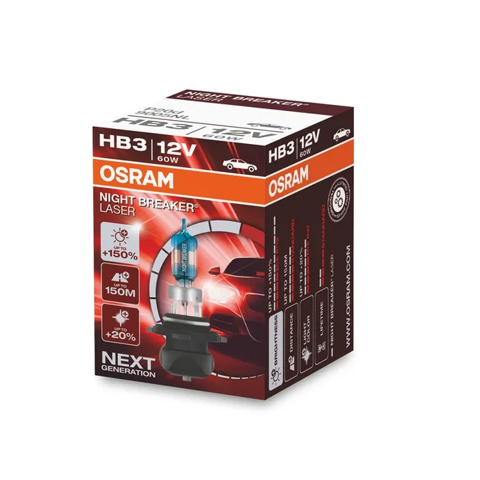 Ampoule OSRAM Night Breaker Laser HB3 12V/60W – X1