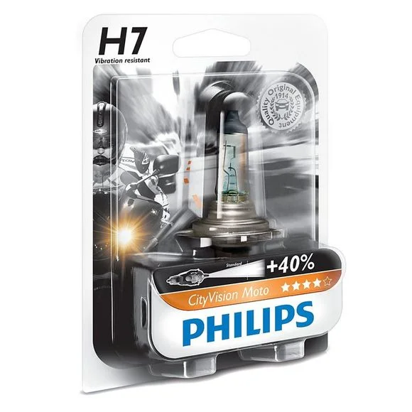 Ampoule Philips CITY VISION H7 12V 55W PX26D Universel Ref : 20129724