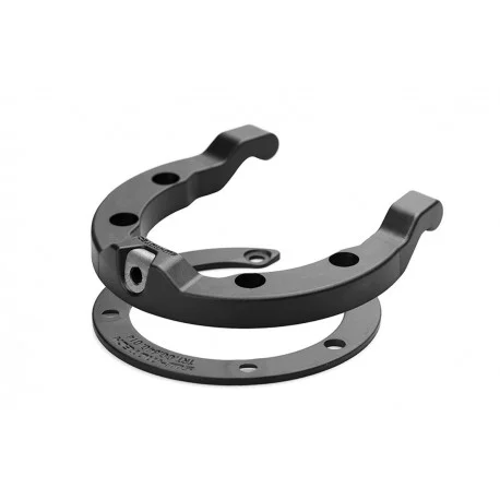 Anneau de reservoir ION. Noir. Modeles moto Aprilia / Mv agusta / Triumph. 6 vis