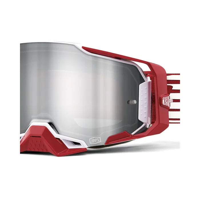 Armega Oversized Deep Red – Ecran flash argent
