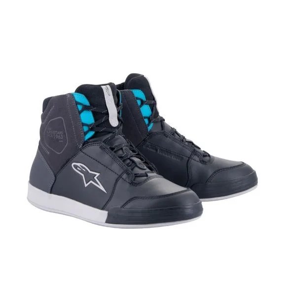 Baskets Alpinestars CHROME WOMEN&rsquo;S WATERPROOF – FEMME – Noir / Bleu Ref : AP12857