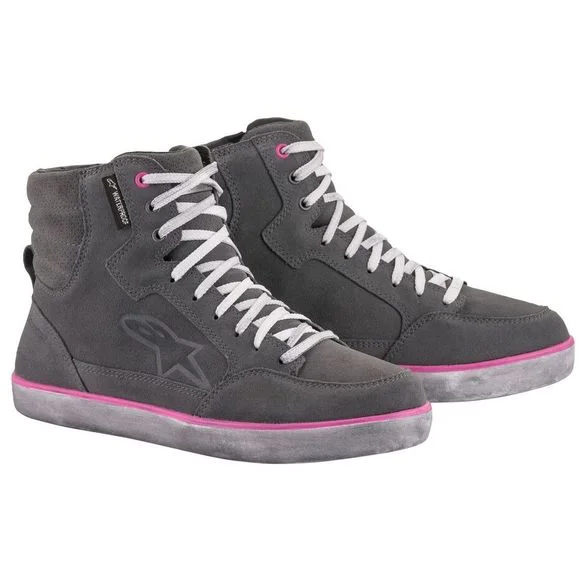 Baskets Alpinestars J-6 WATERPROOF – WOMEN&rsquo;S – Gris / Rose Ref : AP11988