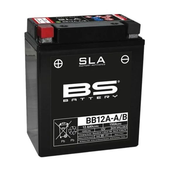 Batterie BS Battery SLA BB12A-A/B ferme Type Acide Sans entretien/prête à l’emploi Ref : 1113774