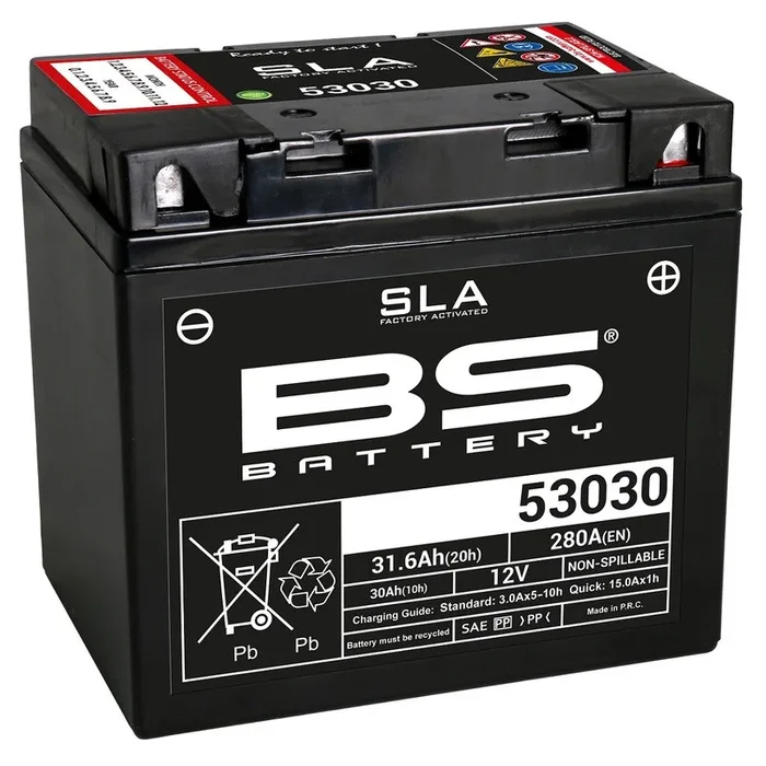 Batterie BS BATTERY SLA sans entretien activé usine – 53030