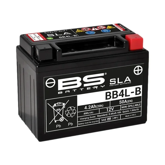 Batterie BS BATTERY SLA sans entretien activé usine – BB4L-B