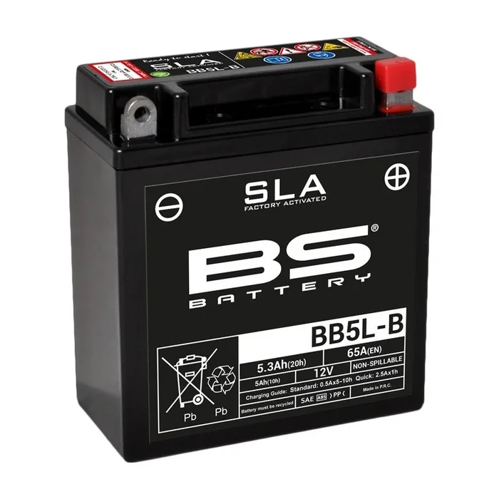 Batterie BS BATTERY SLA sans entretien activé usine – BB5L-B