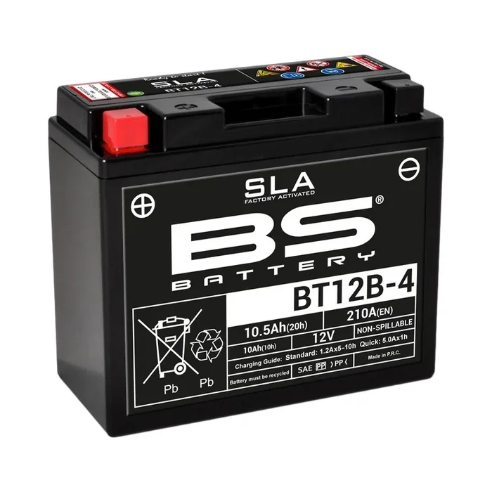 Batterie BS BATTERY SLA sans entretien activé usine – BT12B-4
