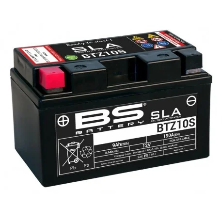 Batterie BS BATTERY SLA sans entretien active usine YTZ10-S BTZ10S