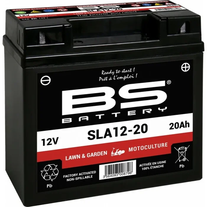 Batterie BS BATTERY SLA sans entretien activée usine – SLA12-20
