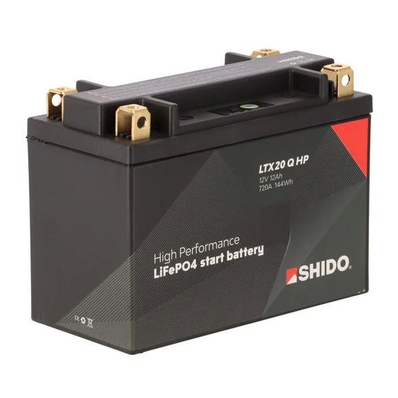 Batterie Shido LTX20 Q HP Lithium Ion 4 bornes Ref : LTX20 Q HP LION -S-