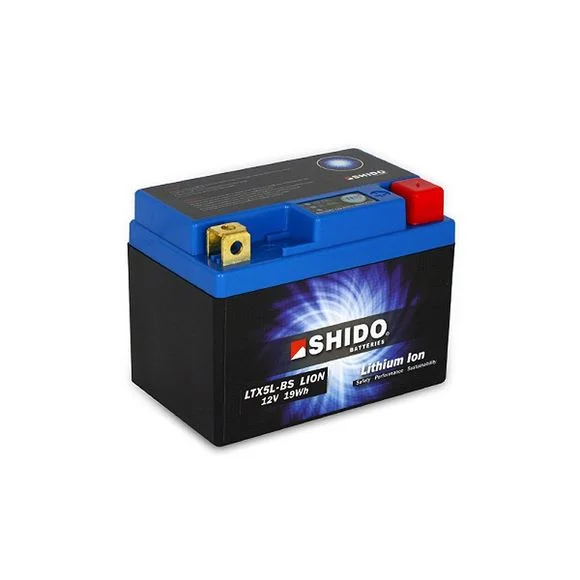 Batterie Shido LTX5L-BS Lithium Ion Type Lithium Ion Ref : LTX5L-BS LION -S-