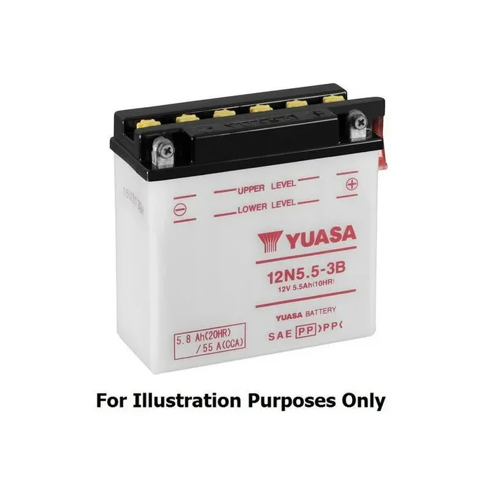 Batterie YUASA conventionnelle sans pack acide – 12N24-3A