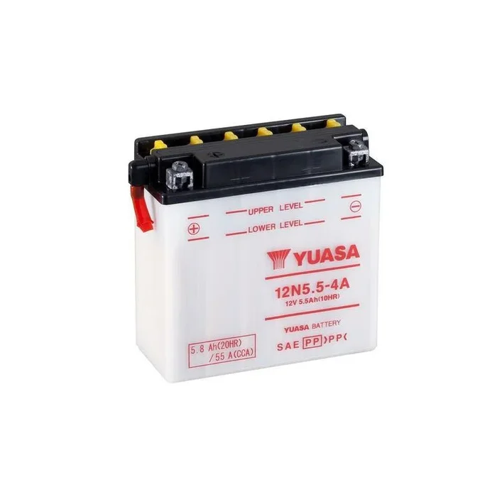 Batterie YUASA conventionnelle sans pack acide – 12N5.5-4A