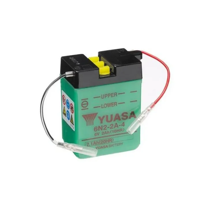 Batterie YUASA conventionnelle sans pack acide – 6N2-2A-4