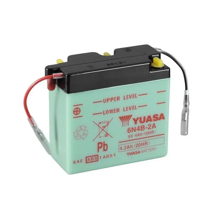 Batterie YUASA conventionnelle sans pack acide – 6N4B-2A