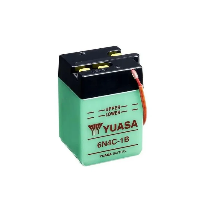 Batterie YUASA conventionnelle sans pack acide – 6N4C-1B