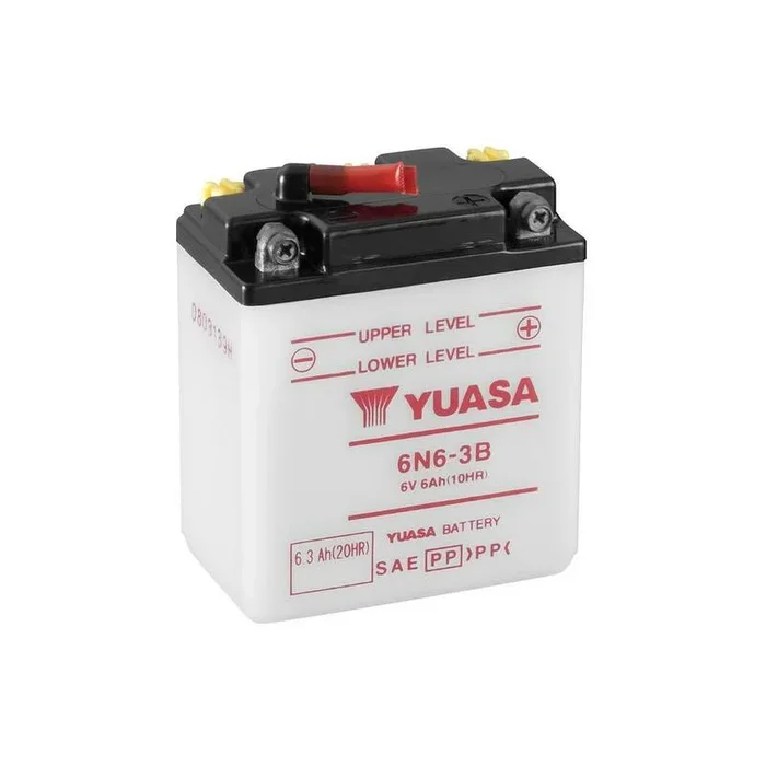 Batterie YUASA conventionnelle sans pack acide – 6N6-3B