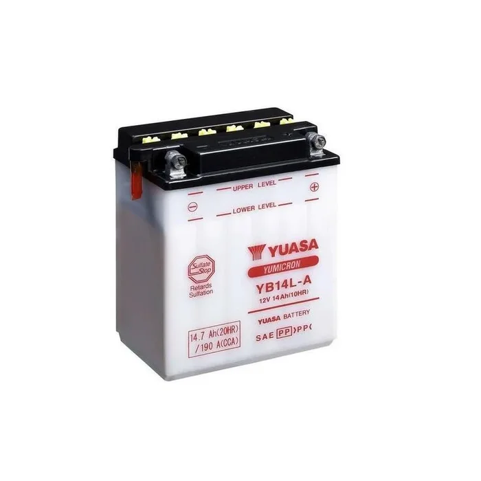 Batterie YUASA conventionnelle sans pack acide – YB14L-A