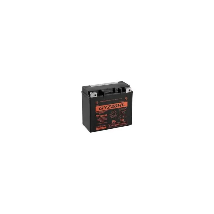 Batterie YUASA sans entretien avec pack acide – GYZ20HL