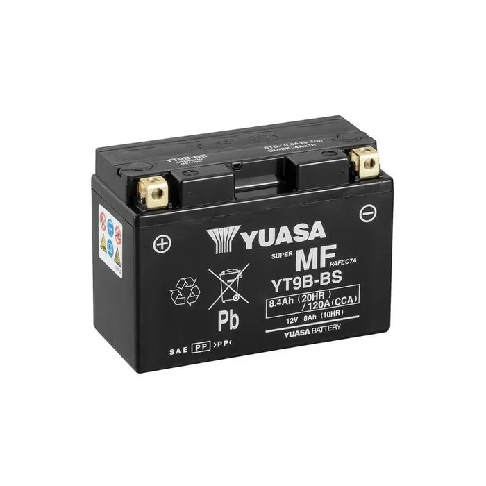 Batterie YUASA sans entretien avec pack acide – YT9B-BS
