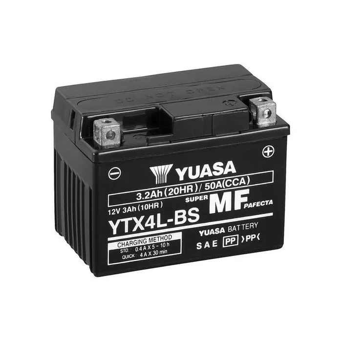 Batterie YUASA sans entretien avec pack acide – YTX4L-BS