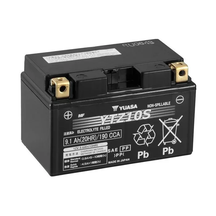 Batterie YUASA W/C sans entretien activé usine – YTZ10S