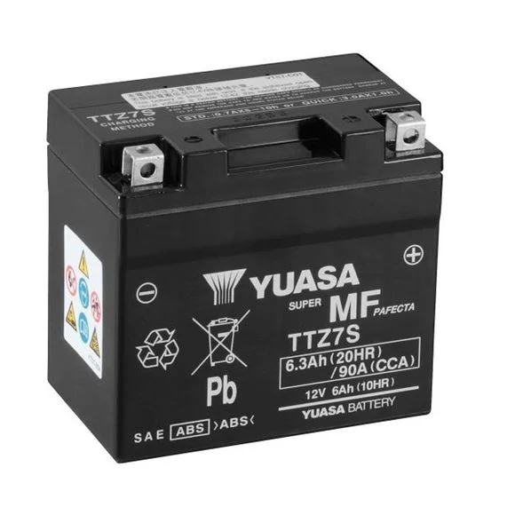 Batterie Yuasa YTZ7S ferme Type Acide Sans entretien Ref : TTZ7S -Y-