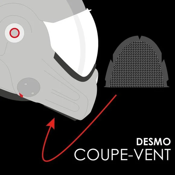 Bavette anti-remous ROOF RO32 – Noir Ref : RO0197 / 42230100