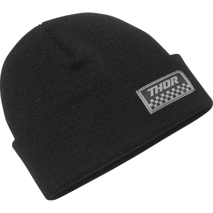 BEANIE THOR S23 CHECKR BK