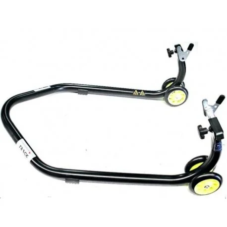 Bequille basse BIHR Home Track supports en  »V » noir mat moto lourdes