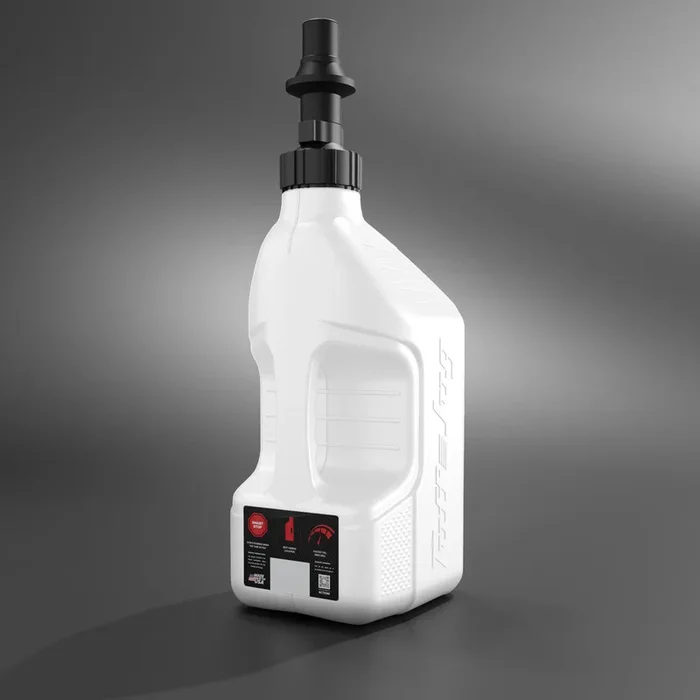 Bidon d’essence TUFF JUG blanc avec bouchon Ripper 2.5G/10L