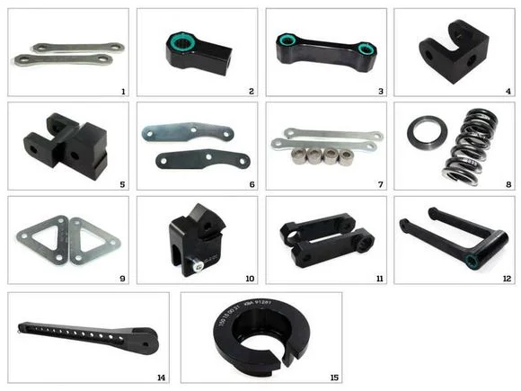 Biellette de suspension Tecnium Kit de rabaissement Ref : TE00411A / 1044379