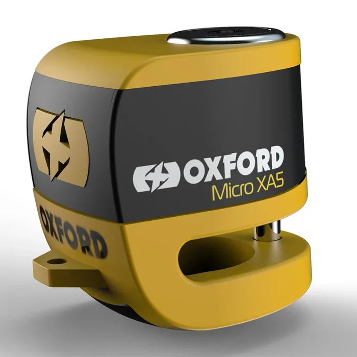 Bloque-disque OXFORD XA5 Alarm – jaune & noir