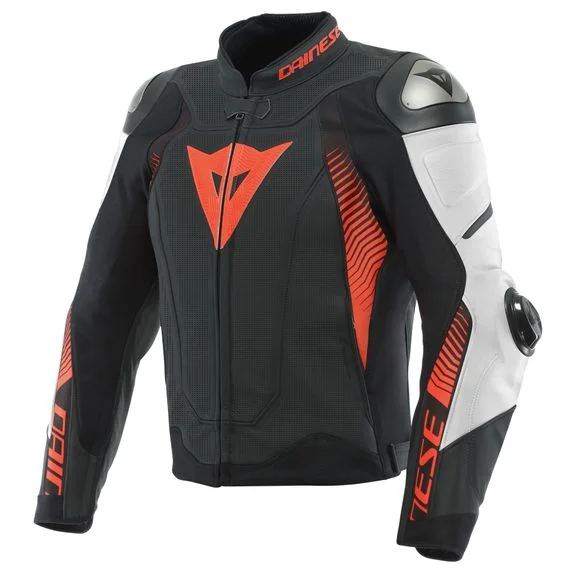 Blouson Dainese SUPER SPEED 4 PERF. – Noir / Rouge Ref : DN1988