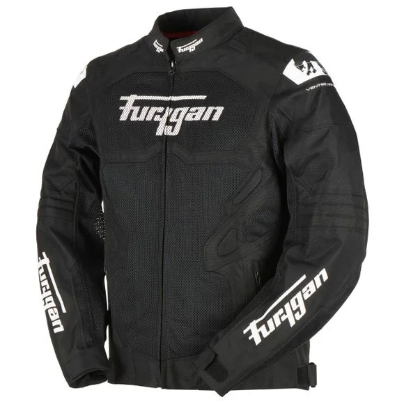 Blouson Furygan ATOM VENTED EVO – Noir / Blanc Ref : FU1232