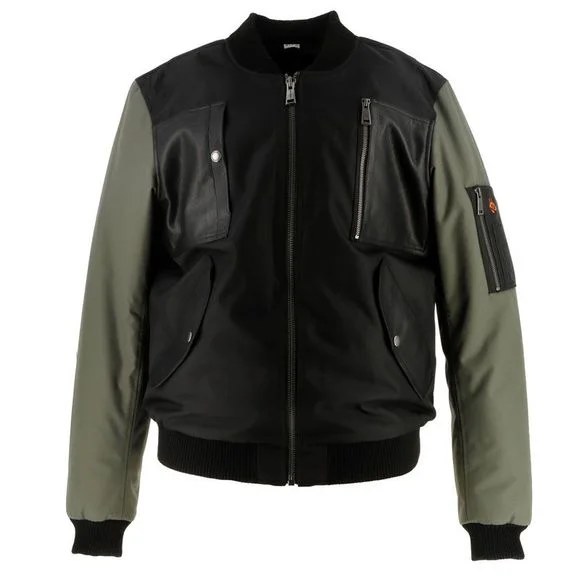 Blouson Helstons H-BOMB – Noir / Vert Ref : HS1204