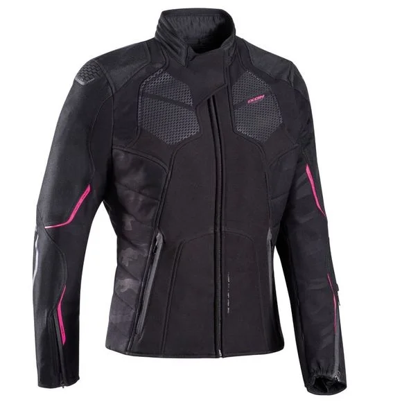 Blouson Ixon CELL LADY FUSHIA – Noir / Rose Ref : IX1523